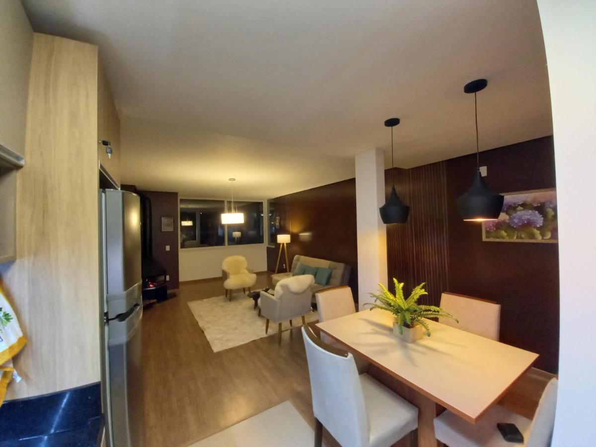 Gramado - Apartamento Aconchegante Com Lareira E Churrasqueira Ngoại thất bức ảnh